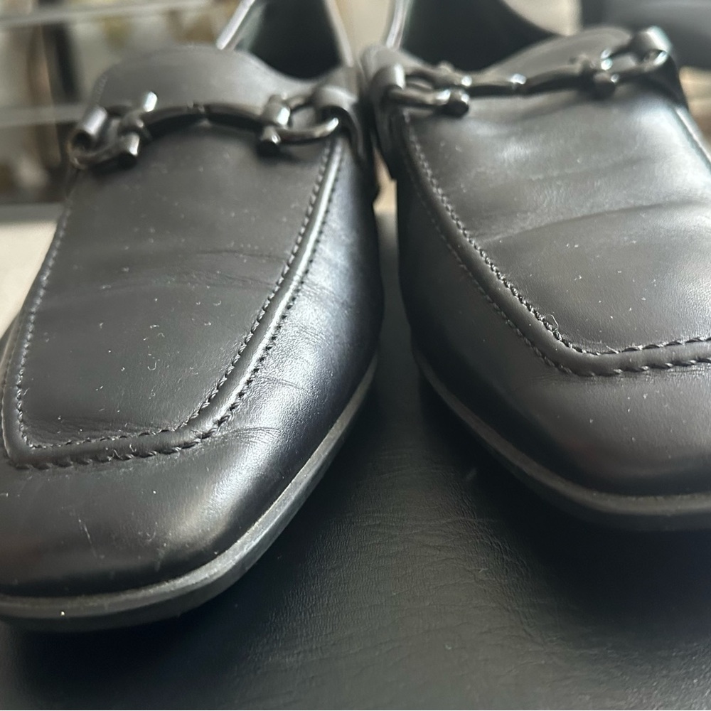 Black Salvatore ferragamo shoes